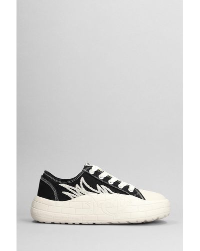 Acupuncture Nyu Vulc G2 Sneakers In Black Canvas