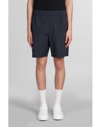Grifoni Shorts In Blue Cotton