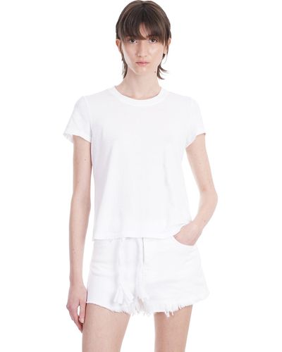 James Perse T-Shirt in Cotone Bianco