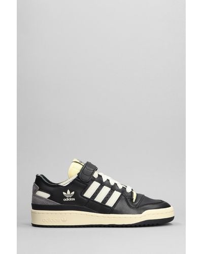 adidas Sneakers Forum 84 Low in Pelle Nera - Nero