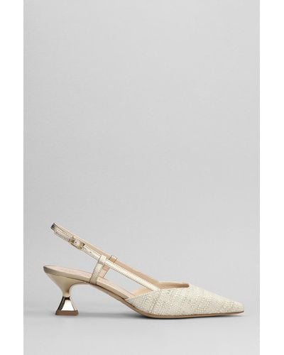 The Seller Pumps In Beige Fabric - Natural