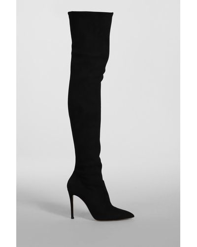 Casadei Julia High Heels Boots - Black