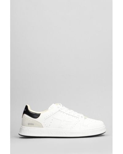 Premiata Quinn Sneakers In White Leather