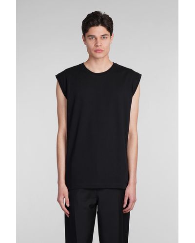 Helmut Lang Canotta in Cotone Nero