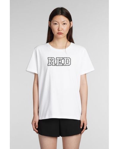 RED Valentino T-Shirt in Cotone Bianco