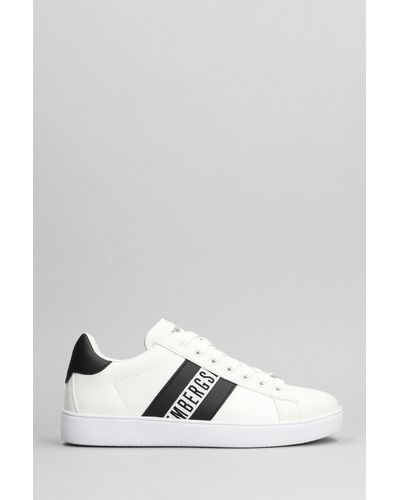 Bikkembergs Sneakers In White Leather