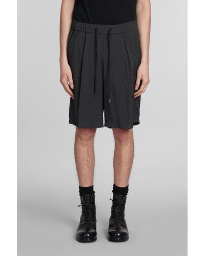 Attachment Shorts In Gray Nylon - Black