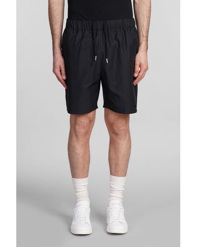 Grifoni Shorts in Cotone Nero