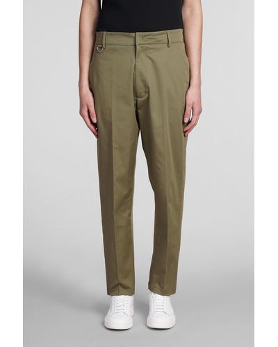Low Brand Pantalone George in Cotone Verde