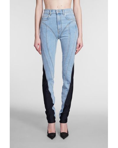 WEB限定デザイン H\u0026M mugler スパイラルデニムパンツ 50