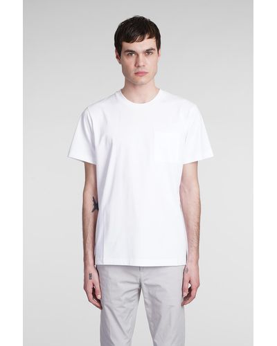 Department 5 T-shirt In White Cotton