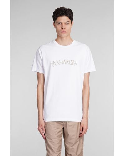 Maharishi T-shirt In White Cotton