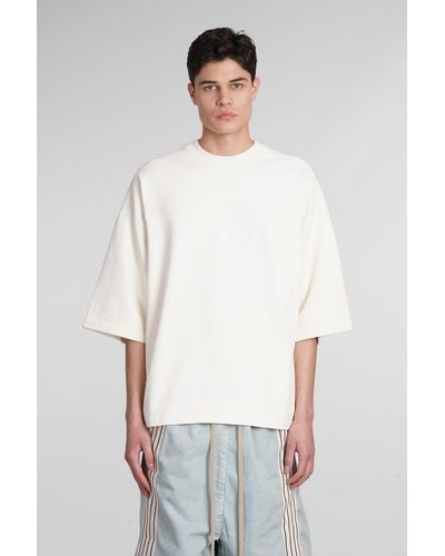 Fear Of God T-Shirt in Cotone Beige - Bianco