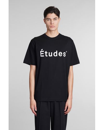 Etudes Studio T-Shirt in Cotone Nero
