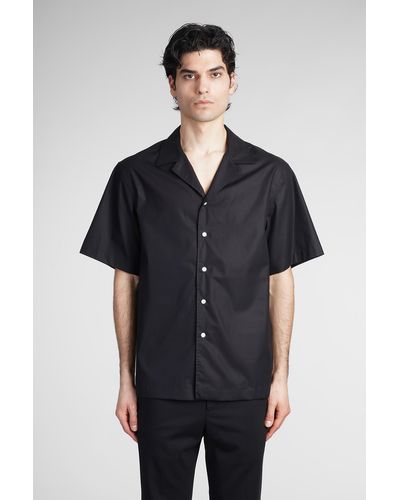 Grifoni Shirt In Black Cotton