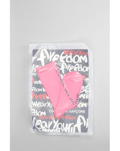 Comme des Garçons Socks In Rose-pink Polyester