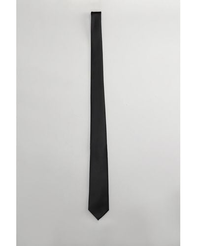 Tagliatore 0205 Cravatta Tie in Poliestere Nera - Nero