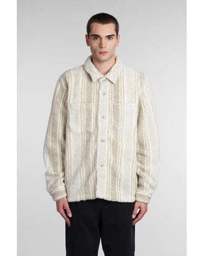 Stussy Shirt In Beige Polyester - Natural