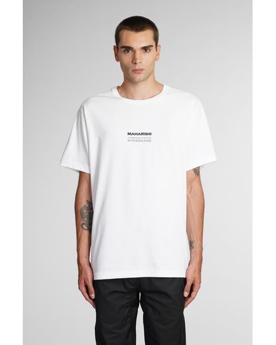 Maharishi T-shirt In White Cotton