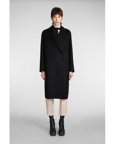 Stella McCartney Coat In Wool - Black