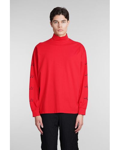 Undercover T-Shirt in Cotone Rosso