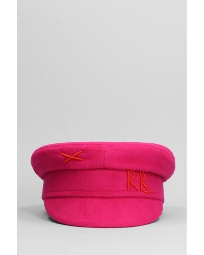 Ruslan Baginskiy Hats In Fuxia Wool - Pink