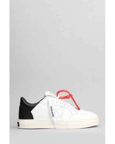 Off-White c/o Virgil Abloh Sneakers New low vulcanized in Pelle Bianca - Bianco