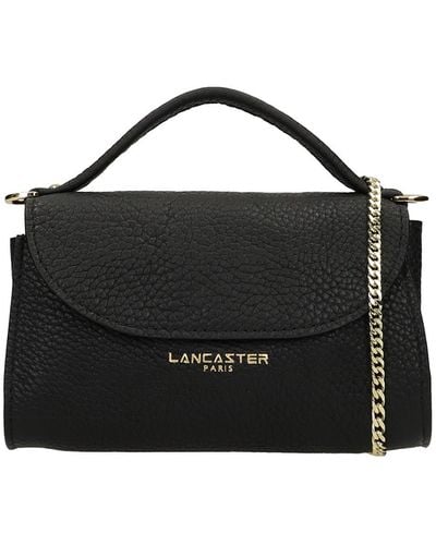 Lancaster Shoulder Bag In Black Leather