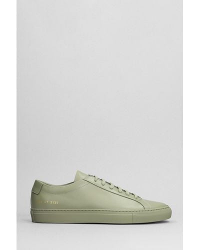 Common Projects Sneakers Achilles low in Pelle Verde
