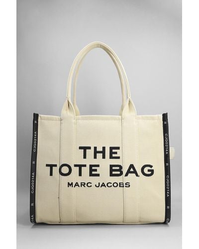 Marc Jacobs Traveler Tote Tote In Beige Cotton - Natural