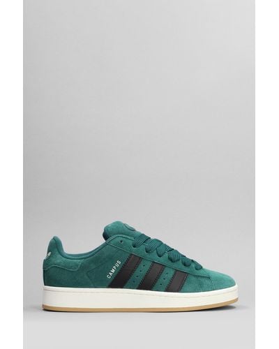 adidas Campus 00s Sneakers In Green Suede