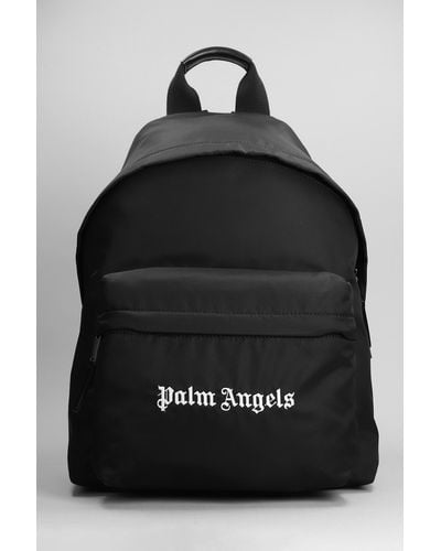 Palm Angels Backpack In Nylon - Black