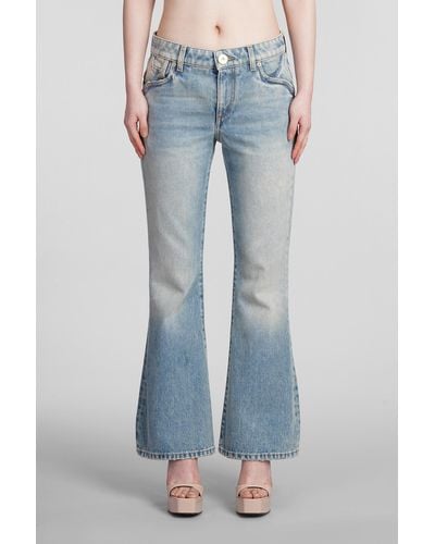 Balmain Jeans in Cotone Blu