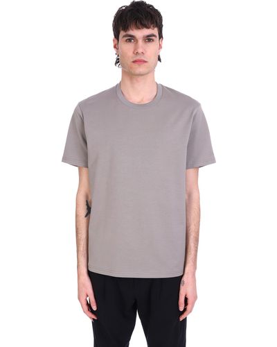 Attachment T-Shirt in Cotone Khaki - Neutro