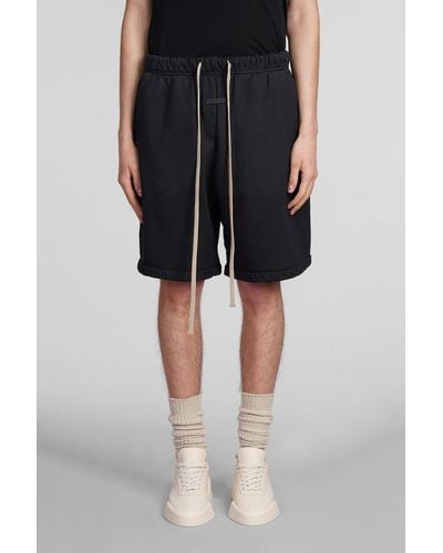 Fear Of God Shorts in Cotone Nero
