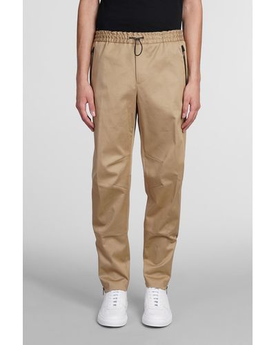 PT Torino Pants In Beige Cotton - Natural