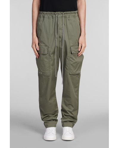 State of Order Courier Pants In Green Cotton