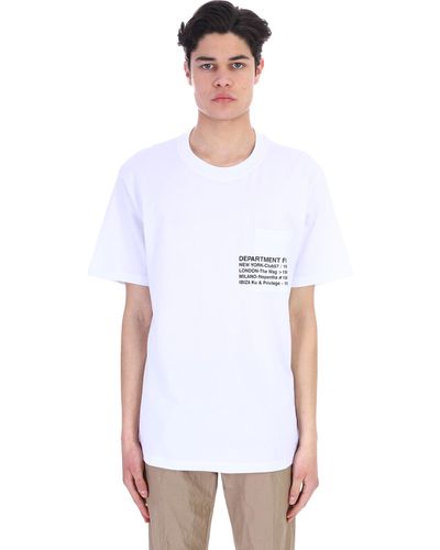 Department 5 T-Shirt Titos in Cotone Bianco