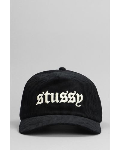 Stussy Cappello in Cotone Nero