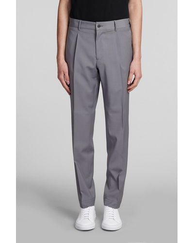 Santaniello Pants In Gray Polyester
