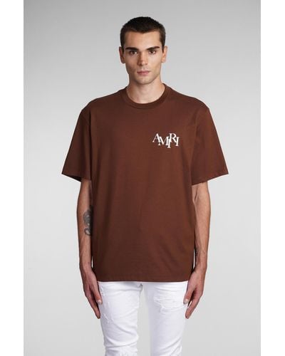 Amiri T-shirt con stampa - Marrone