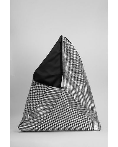 GIUSEPPE DI MORABITO Hand Bag In Black Polyester - Gray