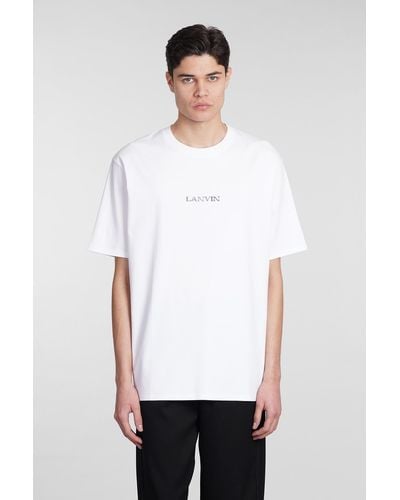 Lanvin T-Shirt in Cotone Bianco