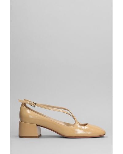 Top Moda”3” Stiletto Heel Patent Leather Ankle Strap Heel
