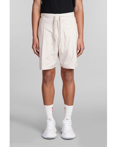 A PAPER KID Shorts In Beige Cotton - White