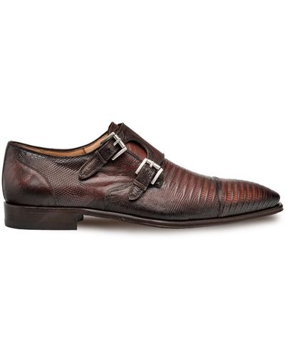 Mezlan gables genuine crocodile monk strap shoe hot sale