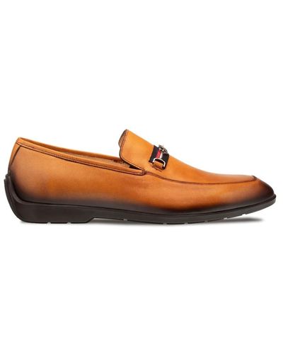 Mezlan Catalani Black Genuine Soft Nappa Leather Slip-on - $289.90