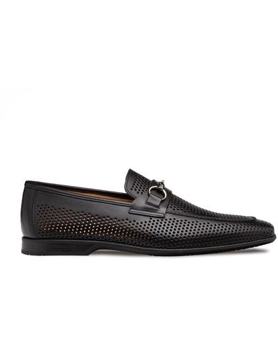Mezlan Catalani Black Genuine Soft Nappa Leather Slip-on - $289.90