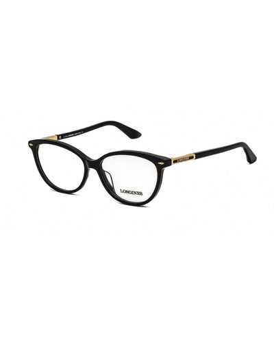 Longines Lg5013-h Eyeglasses Shiny Black / Clear Lens