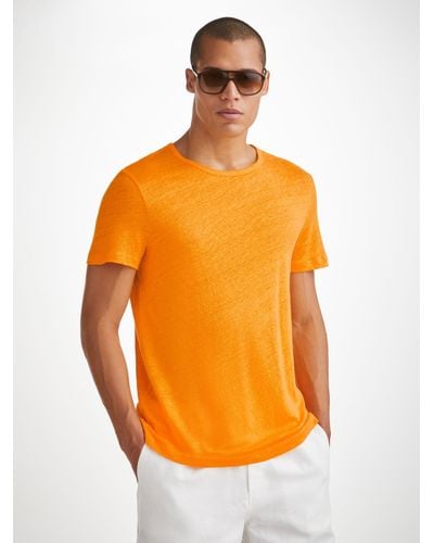 Derek Rose T-shirt Jordan Linen Tangerine - Orange